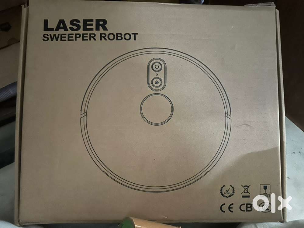 Laser sweeper robot