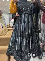Embroidery is done on it, worn for 2 to 3 hours and party wear item