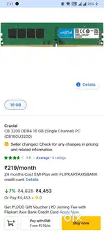 Crucial 16gb ram ddr4 3200mhz