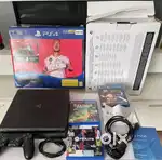 Sony PlayStation 4 (ps4) Black Slim 500GB Console Boxed Bundle And