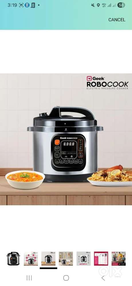 GEEK ROBO ELECTRIC PRESSURE COOKER