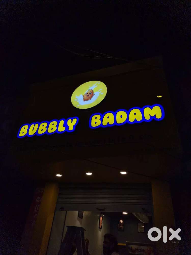 Bubbly badam flavoured milk cafe ,randamkutty ,kollam ,