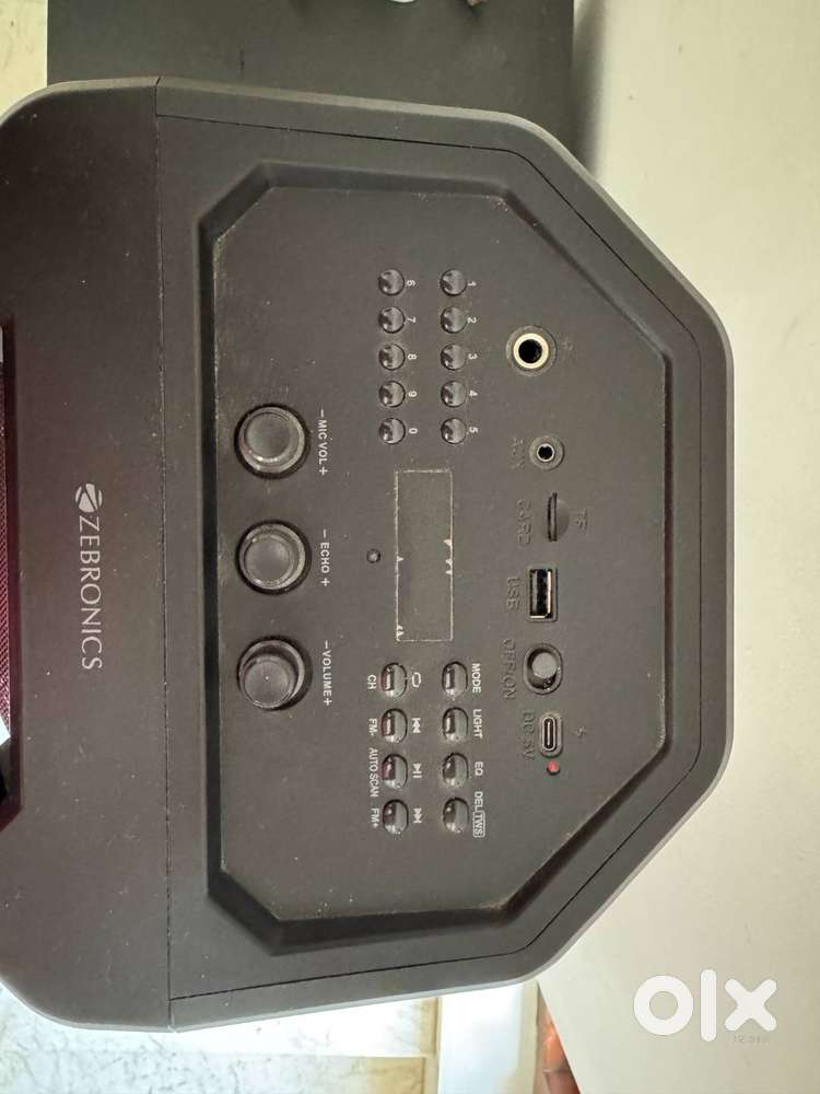 Zebronics Karaoke + BT Speaker