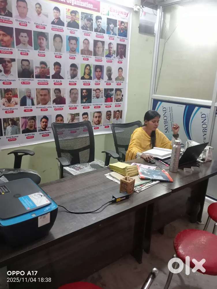 Office work computer operator only for female