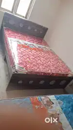 Brand new queen size bed with mattress in wholesale price cod availabl