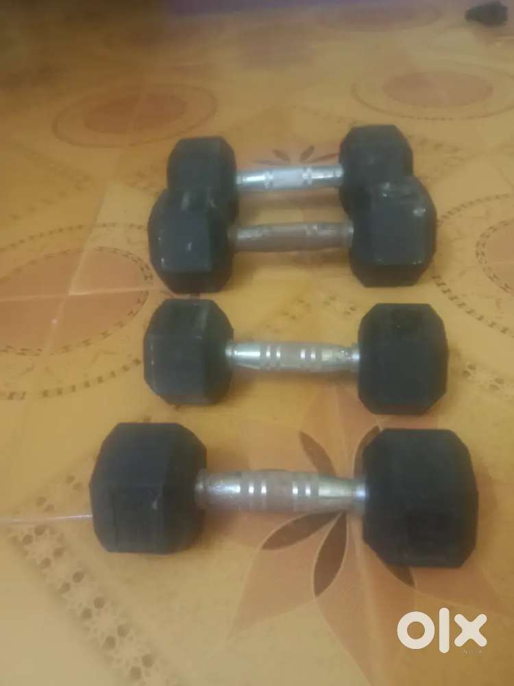 5kg , 7.5 kg dumbells on sale