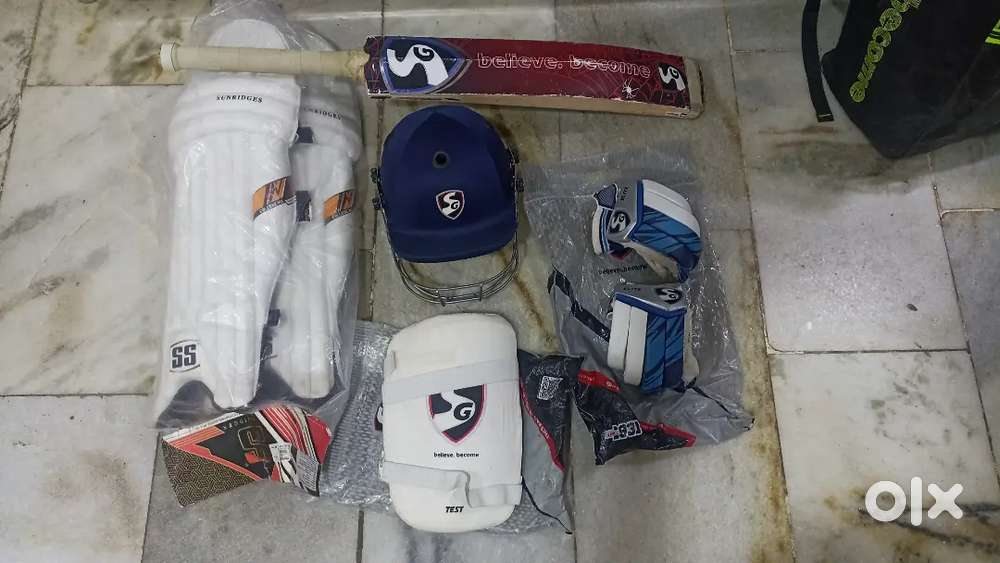 New SG CRICKET KIT. BAT IS RISHABH PANT EDITION.
