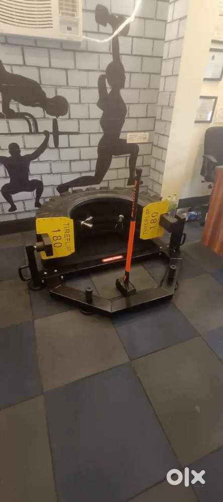 TF-100 Flip Tyre GYM Machine with 2 hammers