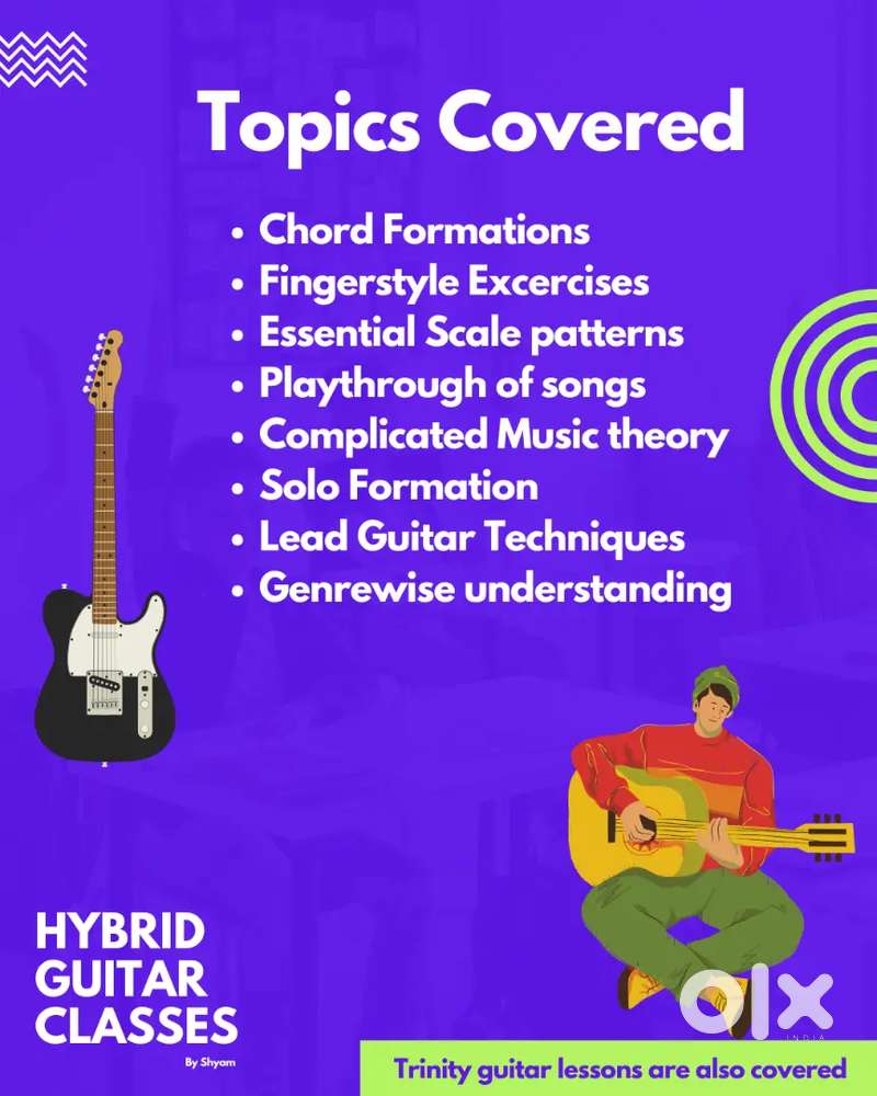 Guitar Classes (Hybrid)