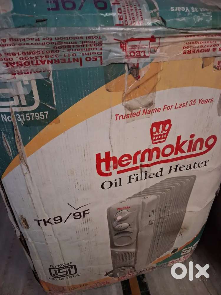 Oil filled room heater