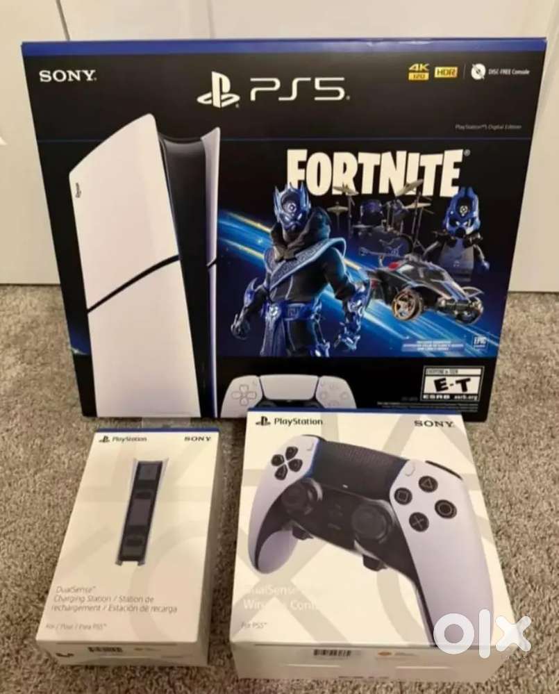 PS5 Slim Console Fortnite Cobalt Star Bundle + Dualsense Edge Control