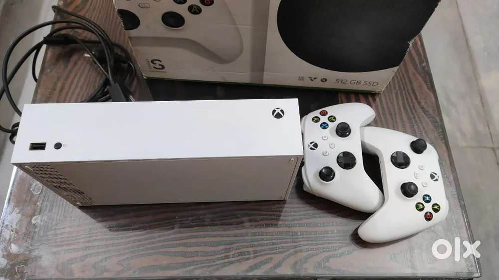 Microsoft xbox series s with 2 controllers