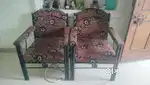 3+1+1 sofa and bed + wooden wardrobe full combo