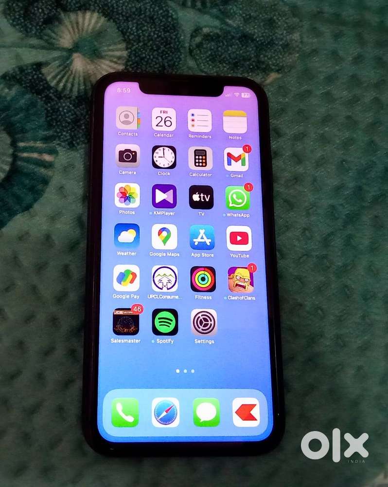 iPhone 11 – 128 GB, Like New, 72% Battery, Original Bill & Box
