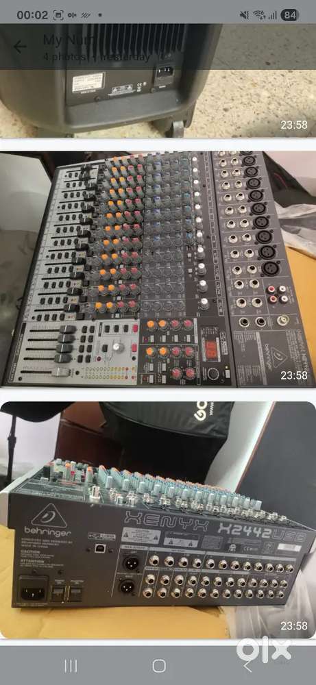 Monitor speaker and mixer new