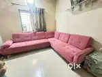 L sized sofa