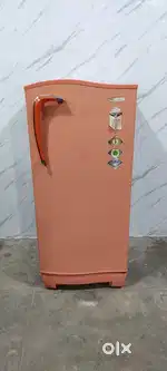 Godrej 4 Star Orange colour Single Door Fridge 190 litres.
