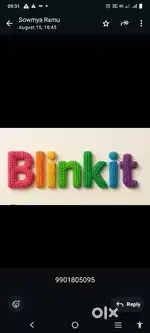 Hiring for delhi blinkit delivery boy job in