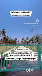15 Plots Available For Sale In DODDAGUBBI MAIN ROAD