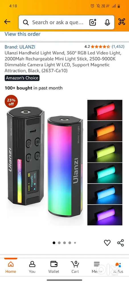 Ulanzi RGB light