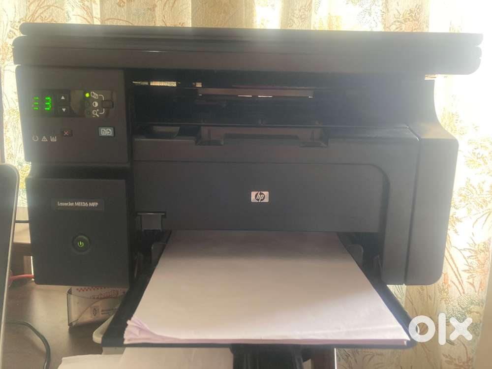 HP Laserjet M1136 MFP multifunction monochrome printer cum scanner