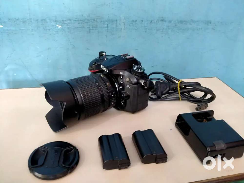 Nikon D 7200 with 18-105 lens