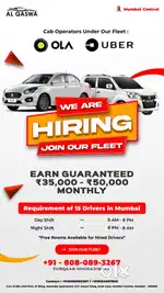 UBER CAB DRIVER IN MUMBAI