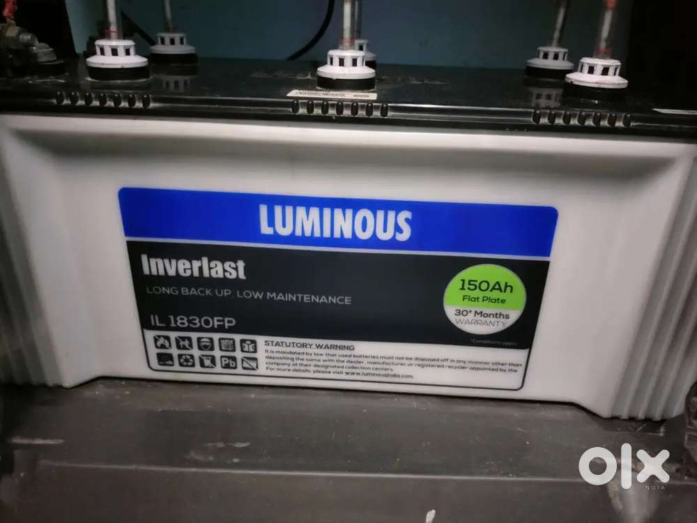 Inverter with battery