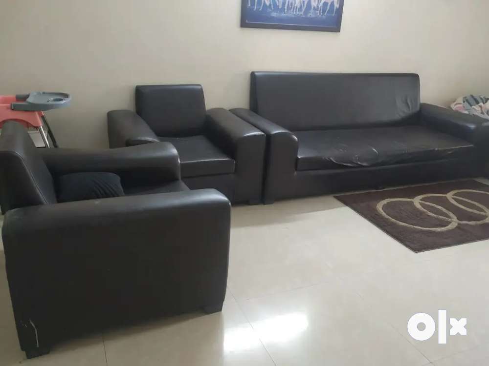 Sofa for office and home purpose with center table.