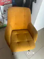 Yellow coloured chairs