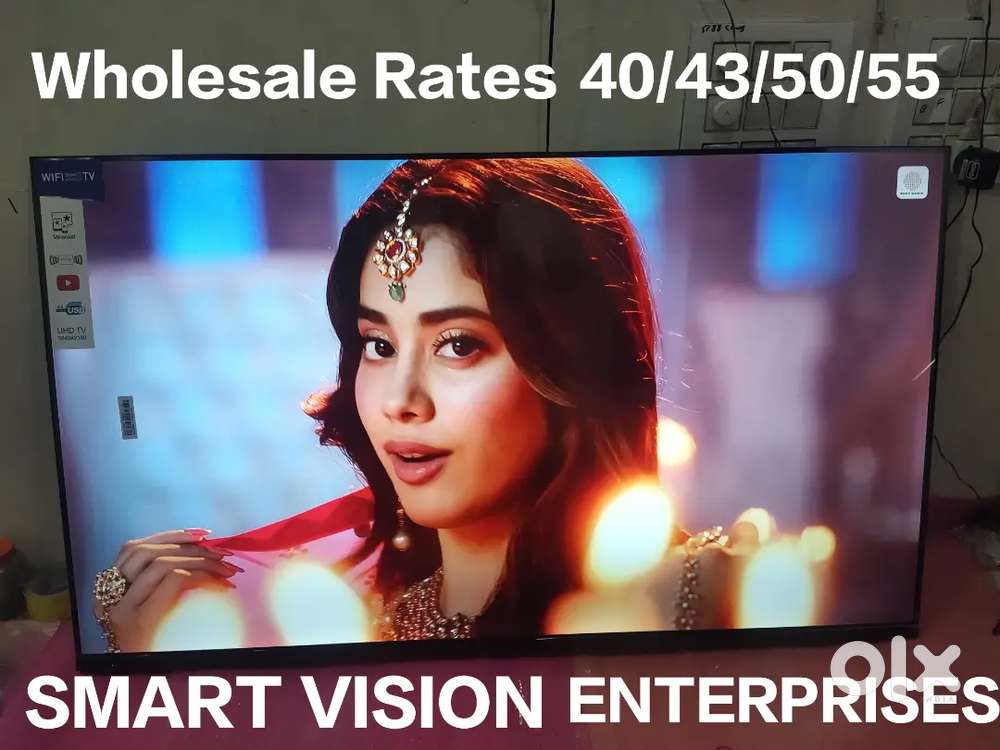 55 inches Smart Android Google Voice Led tv, Free delivery & Fitting