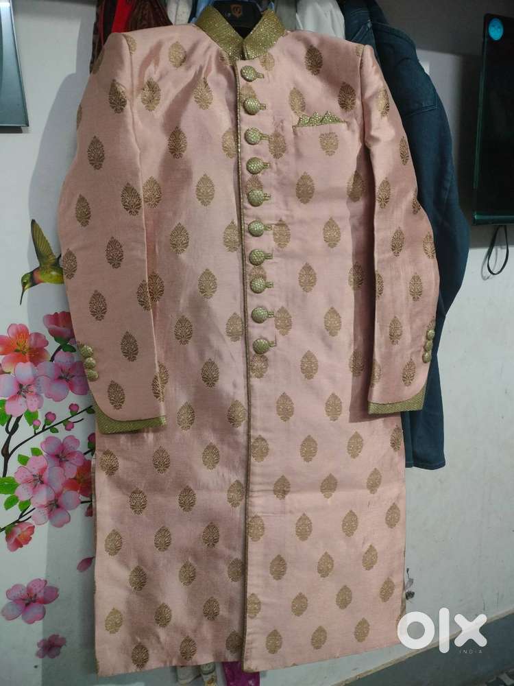 Manyavar sherwani with dupatta