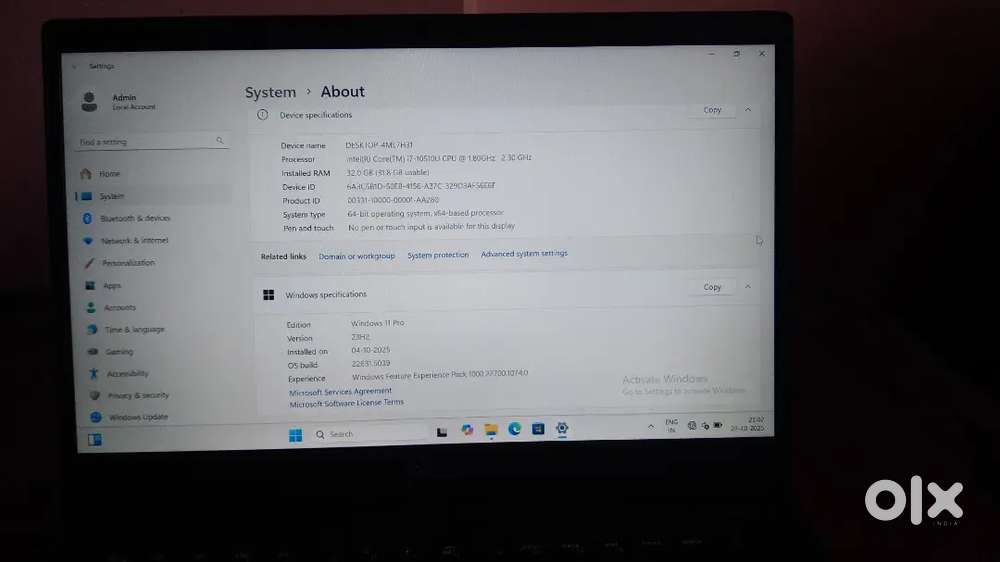 Dell laptop brand new  conditions