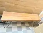 Wooden bench new condition