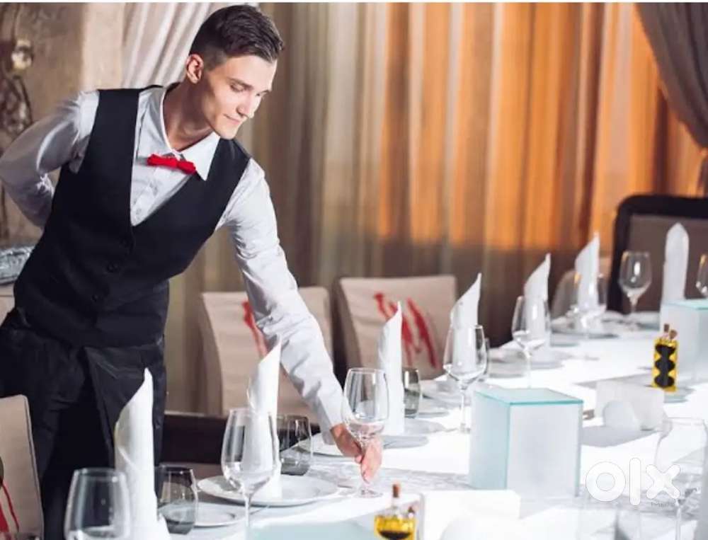 Waiter requirment in 5 Star hotels