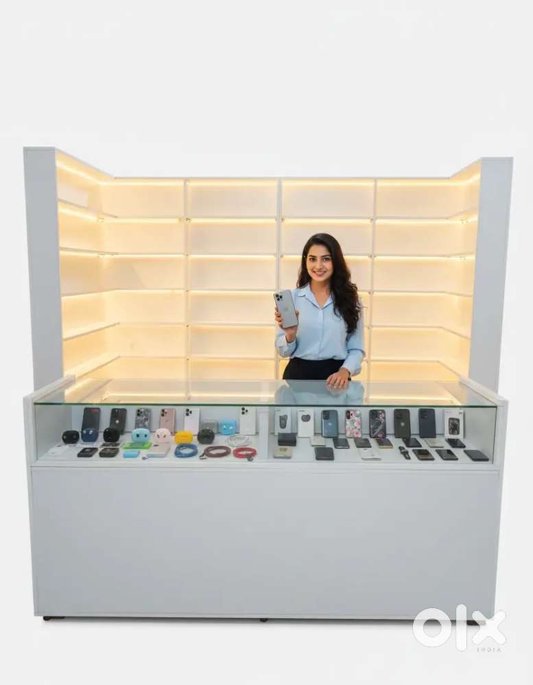 New - Mobile Shop Display Counter, Fitting , Rack