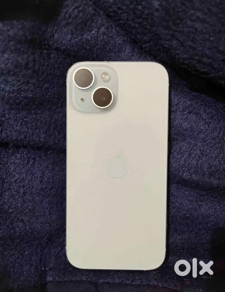 iPhone 15 blue 128 gb all accessories available