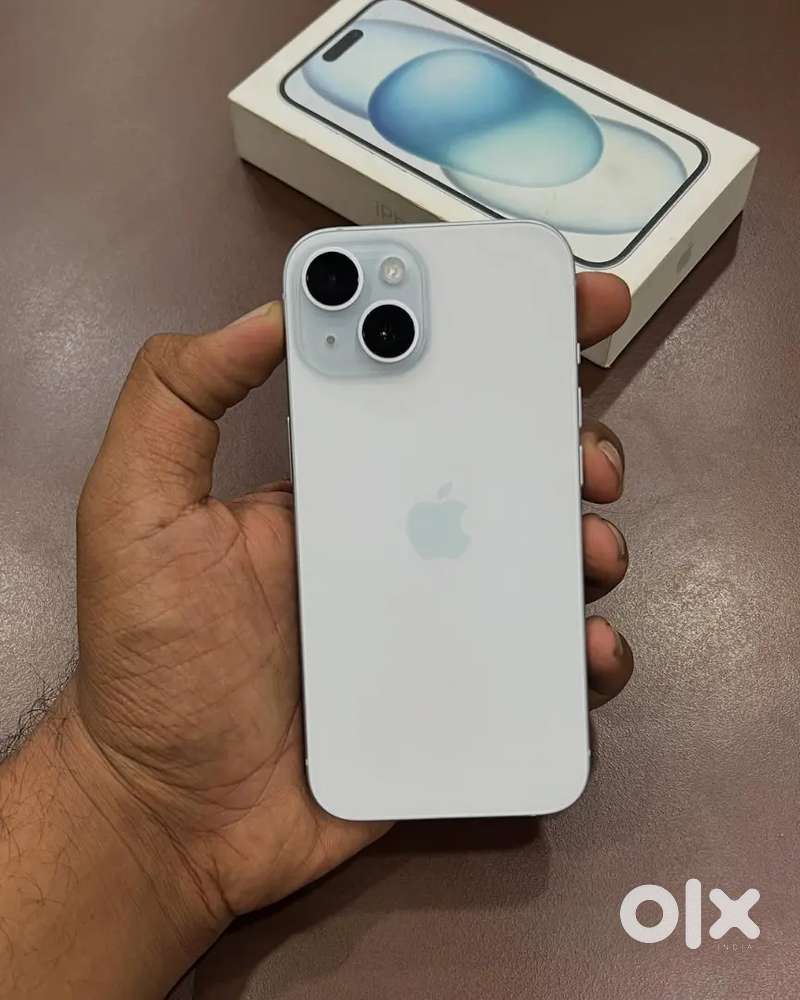 Grab this iPhone 15 blue color with warranty bill box