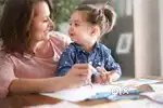 Baby learning to speak