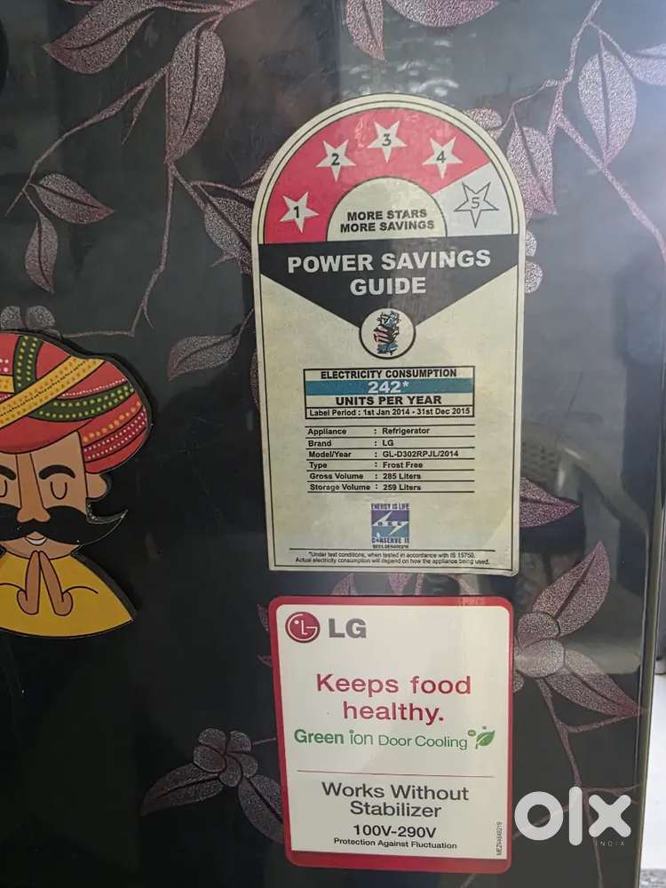 LG  REFRIGARETOR  289 LTR