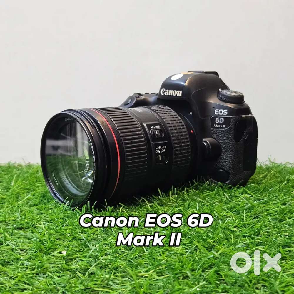 Canon EOS 6D Mark II DSLR Camera with 24-105mm f/4L IS II USM Lens .