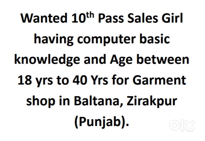 Wanted female office assistant