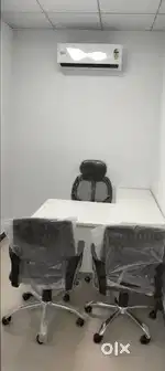 6 workstation 1 cabin furnished office for rent in noida