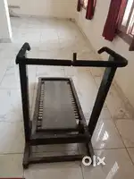 Sports and gym old and new equipments