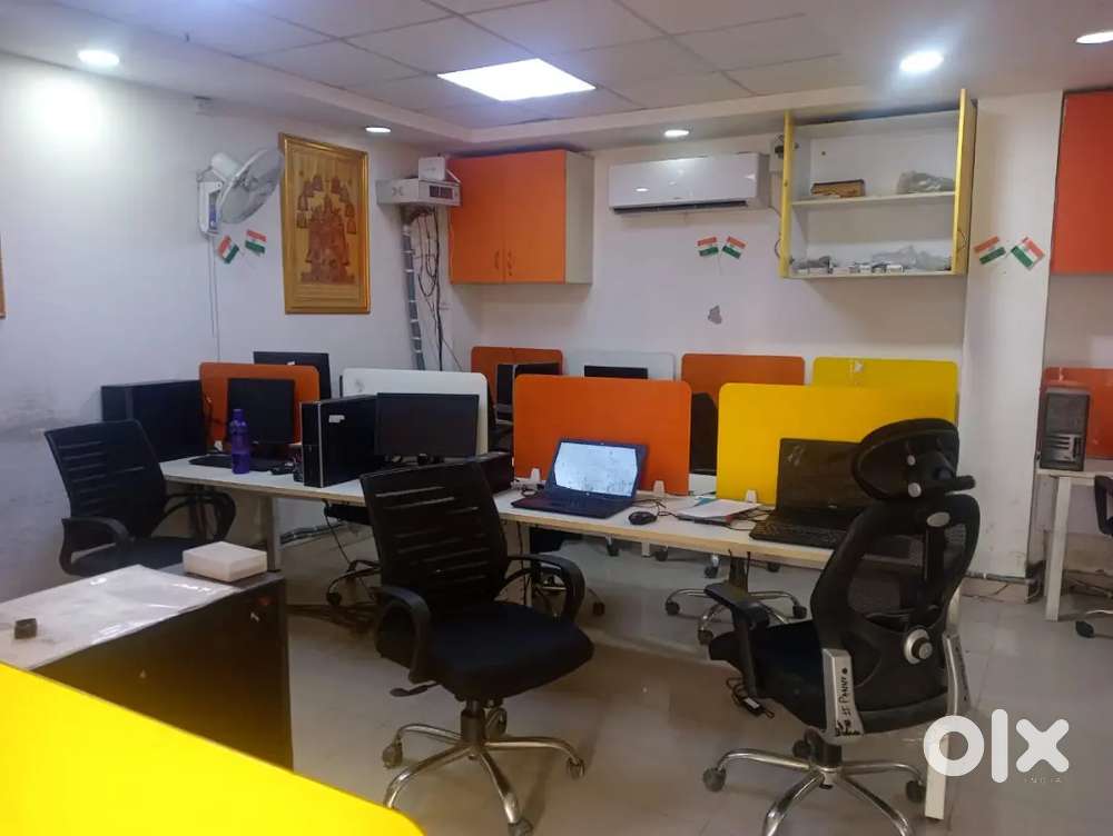 2 Cabin's with Conference cabin and Workstations fully furnished