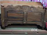 Queen size solid wood bed