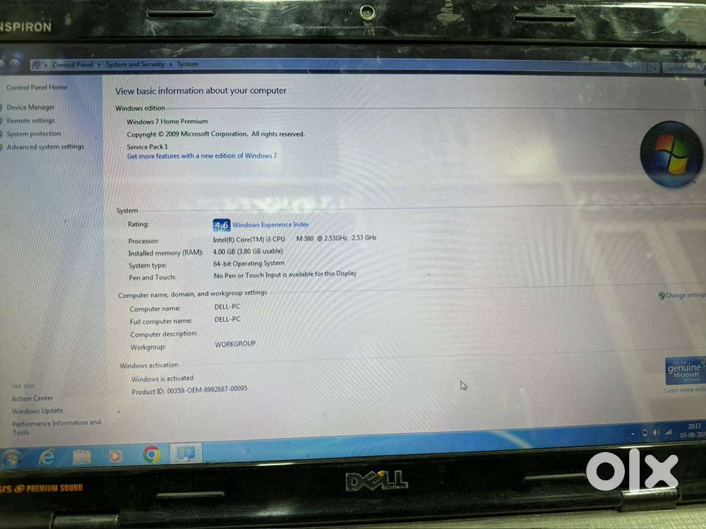 Dell laptop