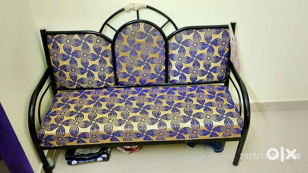 3 seater Iron sofa