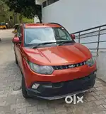Mahindra Kuv100 Mfalcon D75 6seater BS iv orange clr all four Alloys