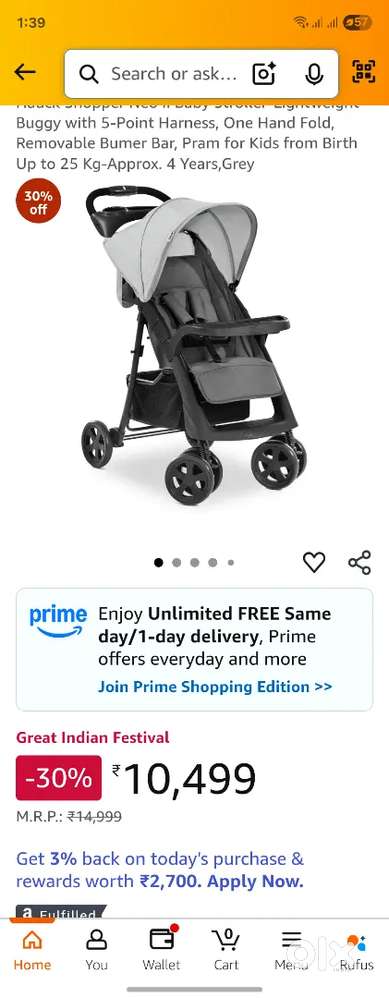 Hauck Stroller for Baby